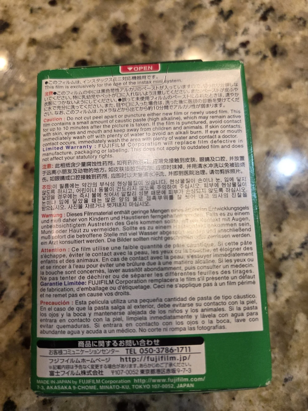 Fujifilm Instax Mini 20 Print Instant Film Packs New Sealed Sheets 09/2019